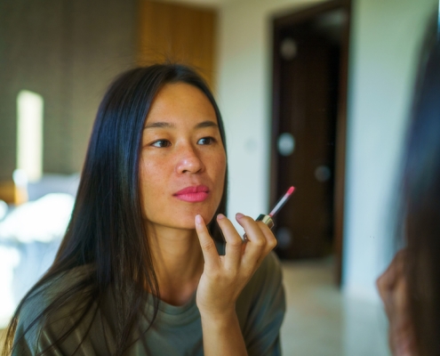 Woman with high self-esteem and confidence