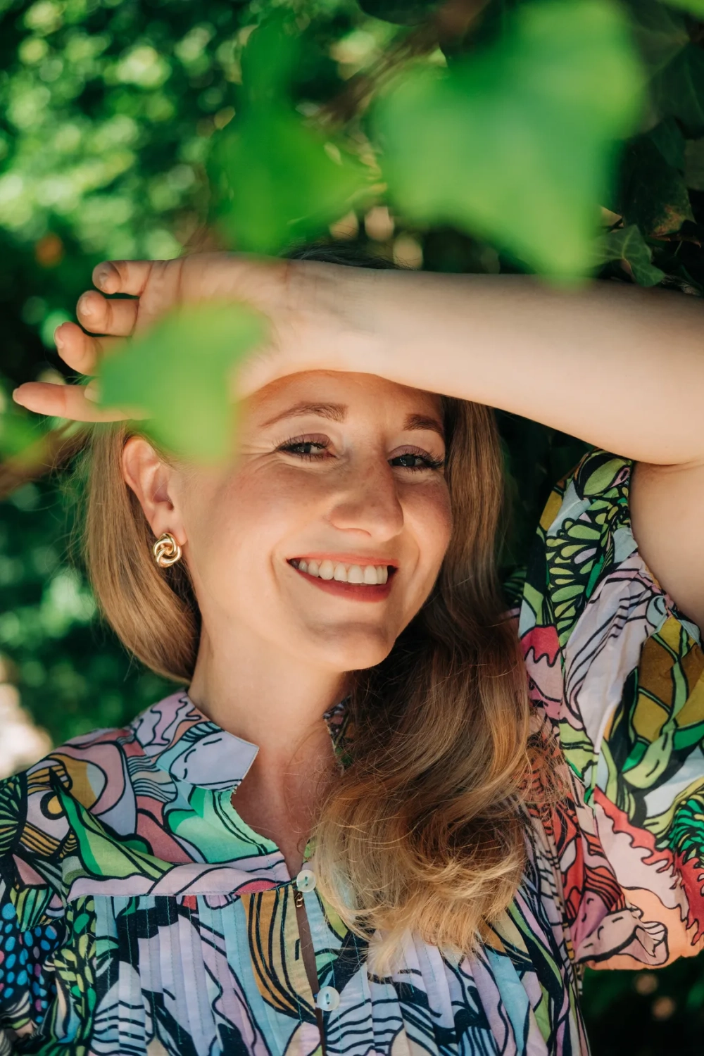 vibrant woman in midlife